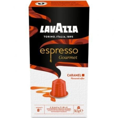Cápsula Lavazza Espresso Gourmet Caramel para cafeteras Nespresso/ Caja de 10 | Cápsulas