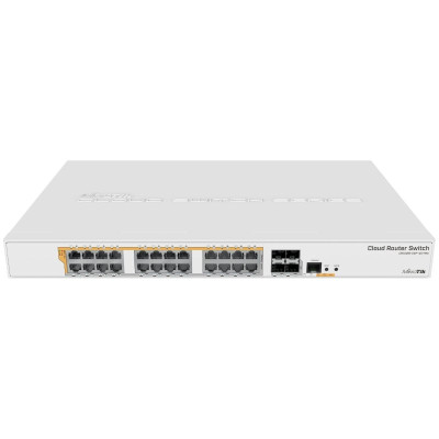 Switch Mikrotik CRS328-24P-4S+RM/ 28 Puertos/ RJ45 10/100/1000/ SFP/ PoE | Mikrotik