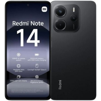 Smartphone Xiaomi Redmi Note 14 8GB/ 256GB/ 6.67'/ Negro | Smartphones