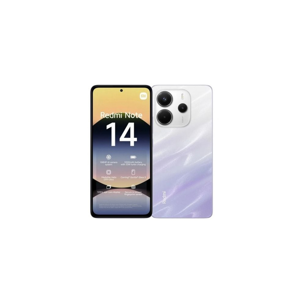Smartphone Xiaomi Redmi Note 14 8GB/ 256GB/ 6.67'/ Púrpura