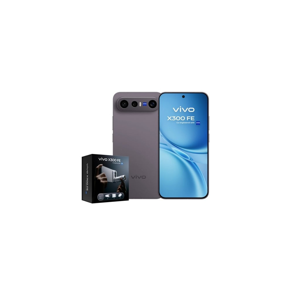 Smartphone Vivo X300 FE 12GB/ 512GB/ 6.31'/ 5G/ Negro/ Incluye Extensor Teleobjetivo