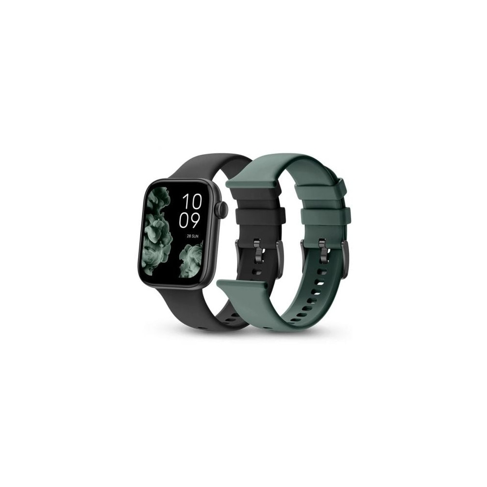 Smartwatch SPC Smartee Duo 2 9650N/ Notificaciones/ Frecuencia Cardíaca/ Negro/ Incluye Correa Extra