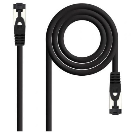 Cable de Red RJ45 SSTP Nanocable 10.20.2002-BK Cat.8.1/ 2m/ Negro