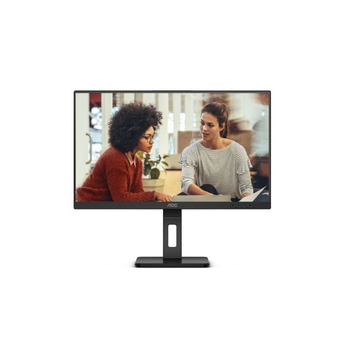 Monitor AOC 24E3QAF 23.8'/ Full HD/ Multimedia/ Regulable en altura/ Negro