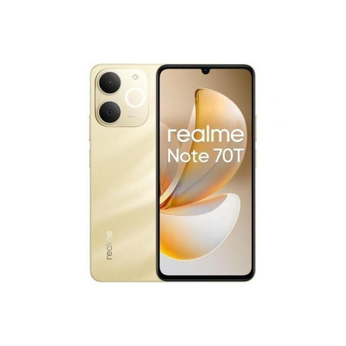 Smartphone Realme Note 70T 4GB/ 256GB/ 6.74'/ Dorado Playa