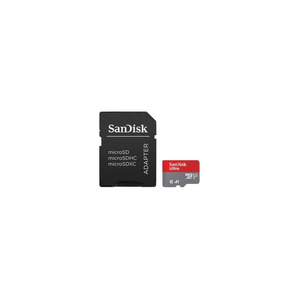 Tarjeta de Memoria SanDisk Ultra 64GB microSD XC con Adaptador/ Clase 10/ 140MBs