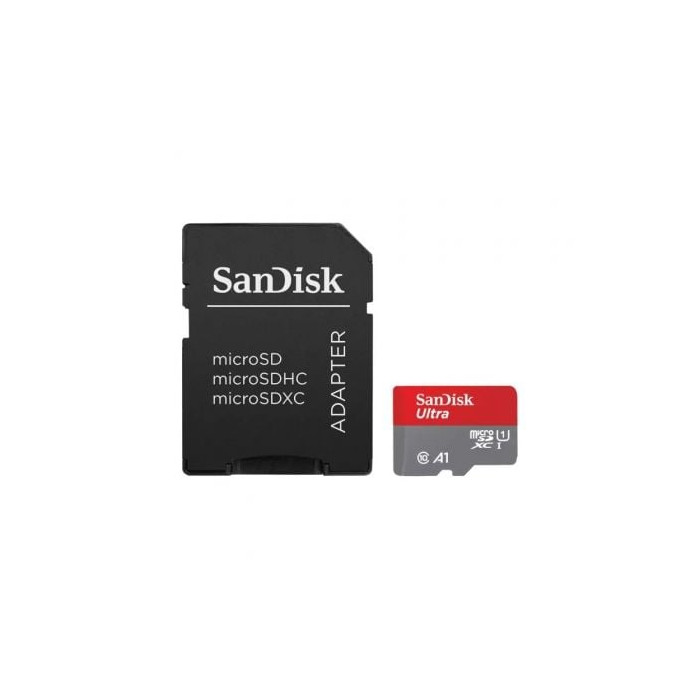 Tarjeta de Memoria SanDisk Ultra 64GB microSD XC con Adaptador/ Clase 10/ 140MBs