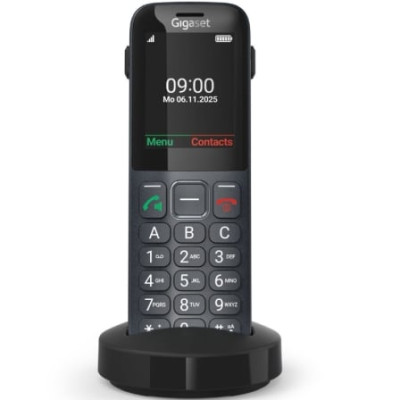 Teléfono Inalámbrico Gigaset Comfort 600 SIM/ Negro