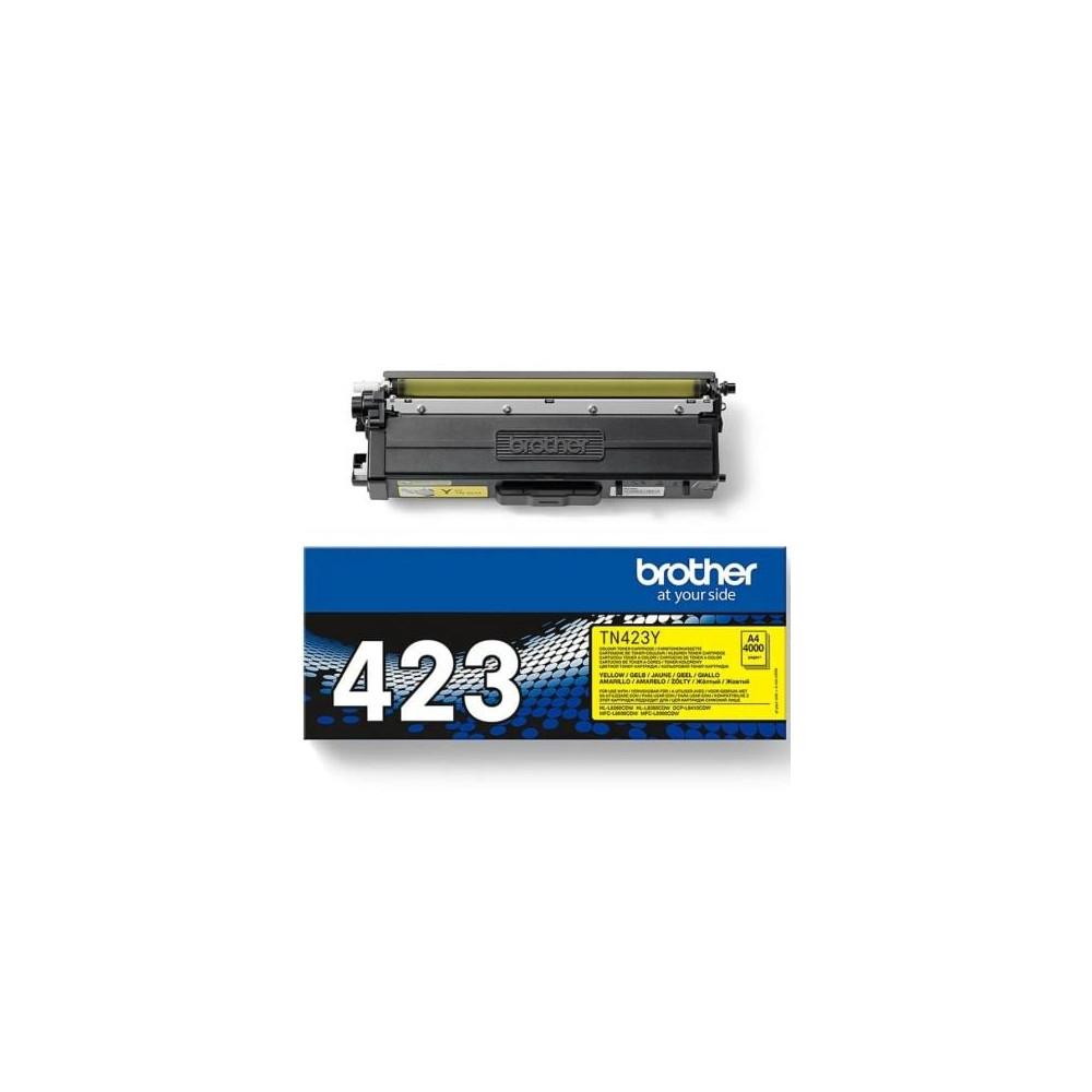 Tóner Original Brother TN-423Y Alta Capacidad/ Amarillo