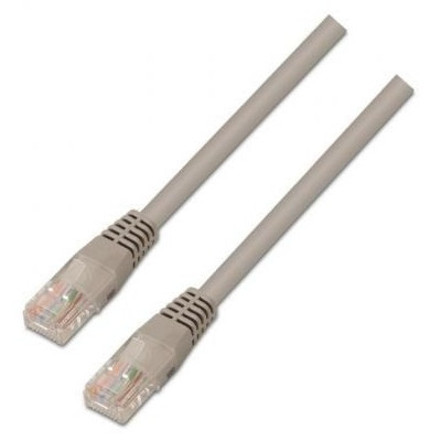 Cable de Red RJ45 UTP Aisens A133-0177/ Cat.5e/ 1m/ Gris