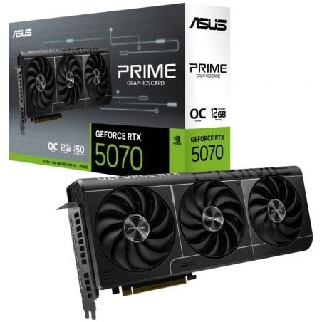 Tarjeta Gráfica Asus Prime GeForce RTX 5070 OC Edition/ 12GB GDDR7