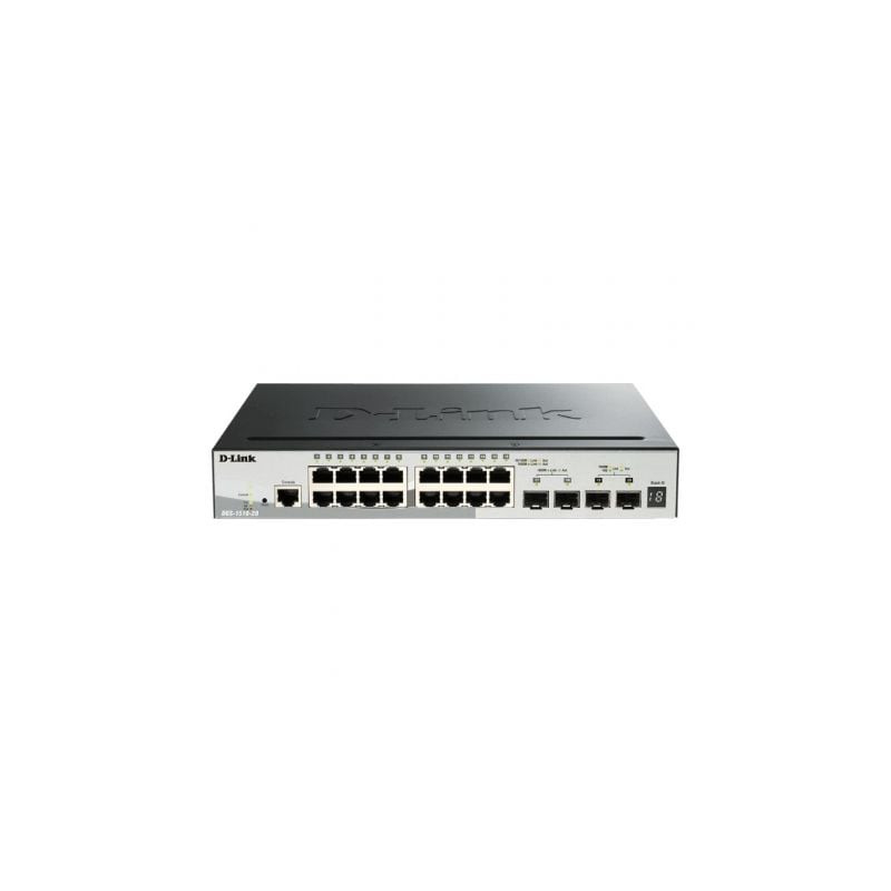 Switch D-Link DGS-1510-20 20 Puertos/ Gigabit 10/100/1000/ SFP