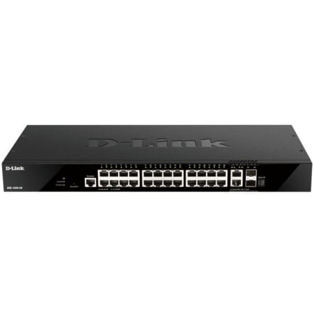 Switch Gestionable D-Link DGS-1520-28/E 24 Puertos/ RJ-45 10/100/1000/ SFP