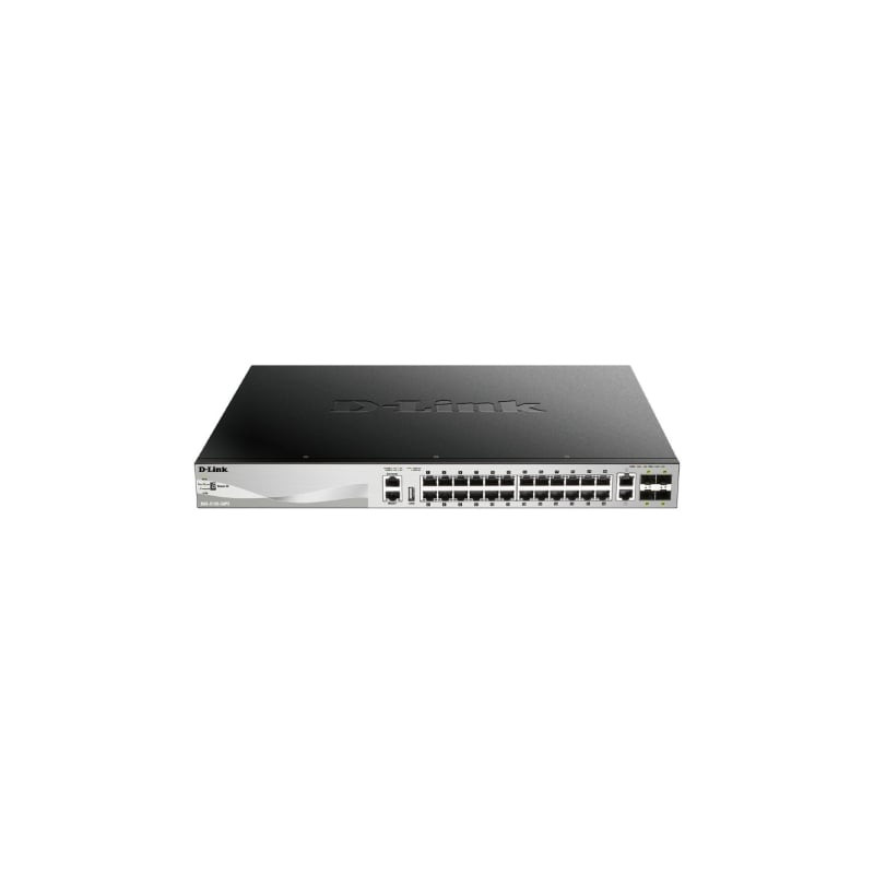 Switch Gestionable D-Link DGS-3130-30PS/E 26 Puertos/ RJ-45 10/100/1000/ SFP