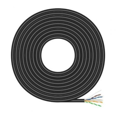 Bobina de Cable RJ45 para Exteriores UTP AWG23 Aisens A135-0675 Cat.6/ 100m/ Impermeable/ Negro | Bobinas