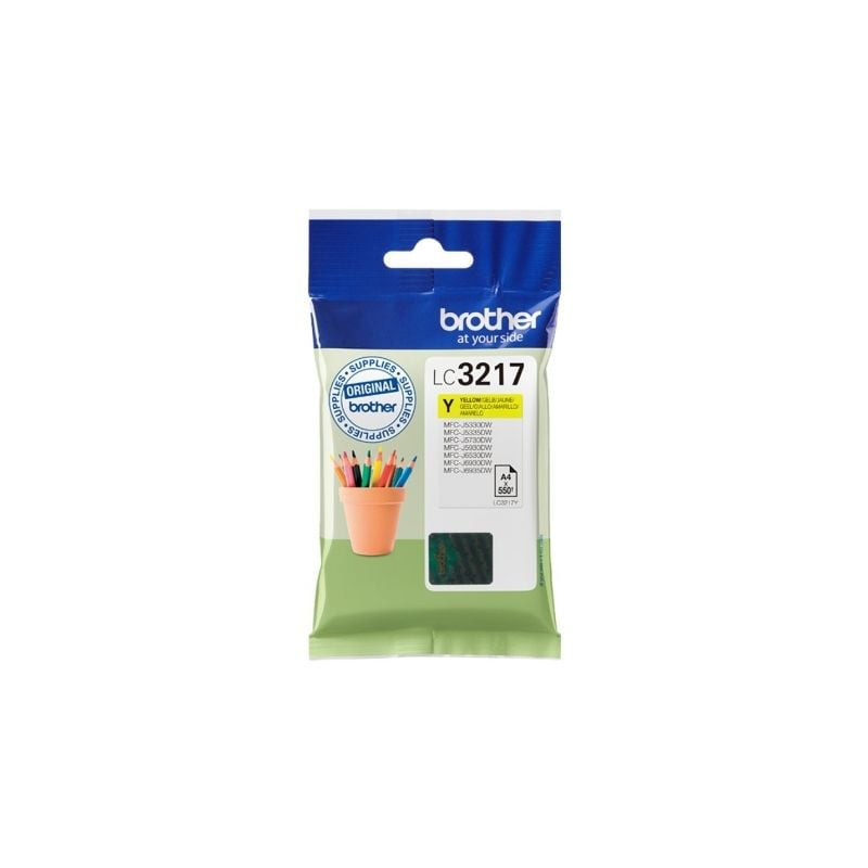 Cartucho de Tinta Original Brother LC-3217Y/ Amarillo