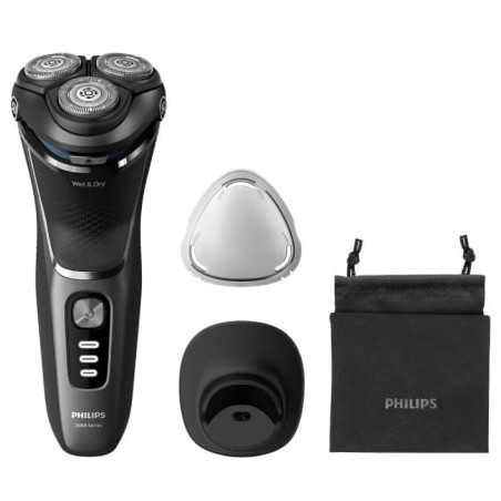 Afeitadora Philips Shaver Series 3000 S3343/13/ con Batería/ 4 Accesorios
