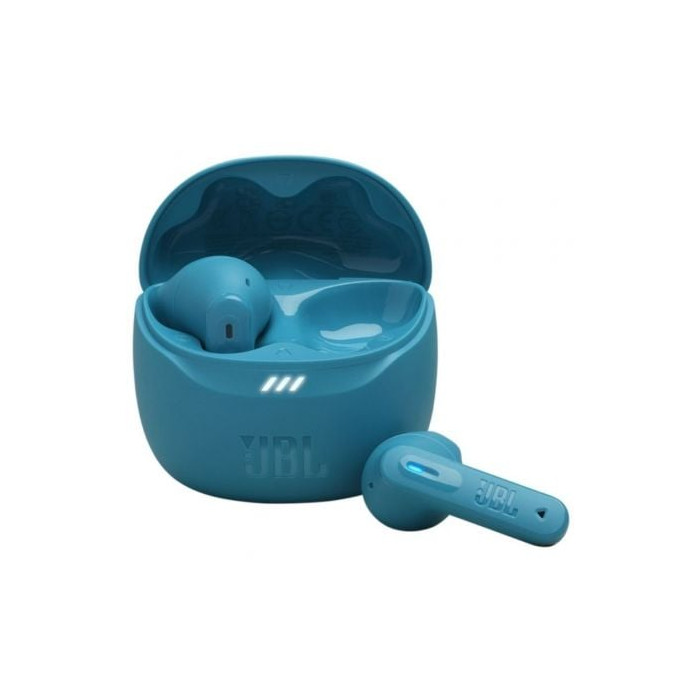 Auriculares Bluetooth JBL Tune Flex 2 con estuche de carga/ Autonomía 12h/ Azul Turquesa