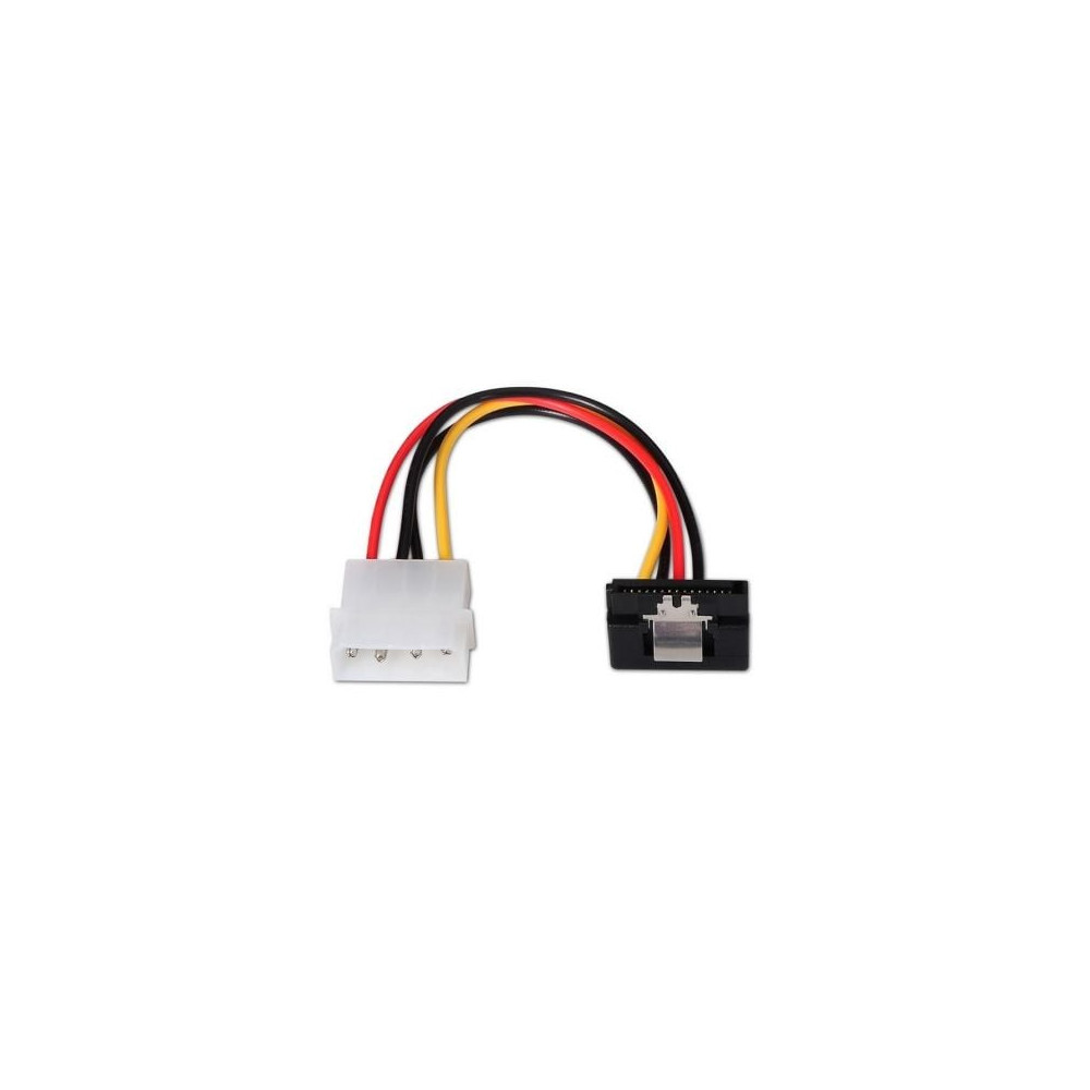 Cable Alimentación SATA Aisens A131-0163/ Molex 4 PIN Macho - SATA Hembra/ Hasta 54W/ 16cm