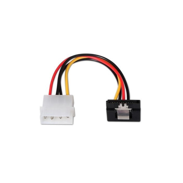 Cable Alimentación SATA Aisens A131-0163/ Molex 4 PIN Macho - SATA Hembra/ Hasta 54W/ 16cm