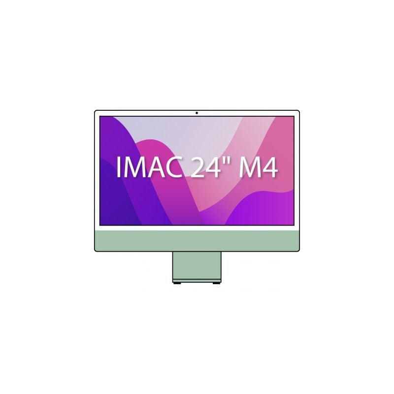 Apple iMac 24' Retina 4,5K / M4 8-Core CPU/ 16Gb/ 256Gb SSD/ 8-Core GPU/ Verde