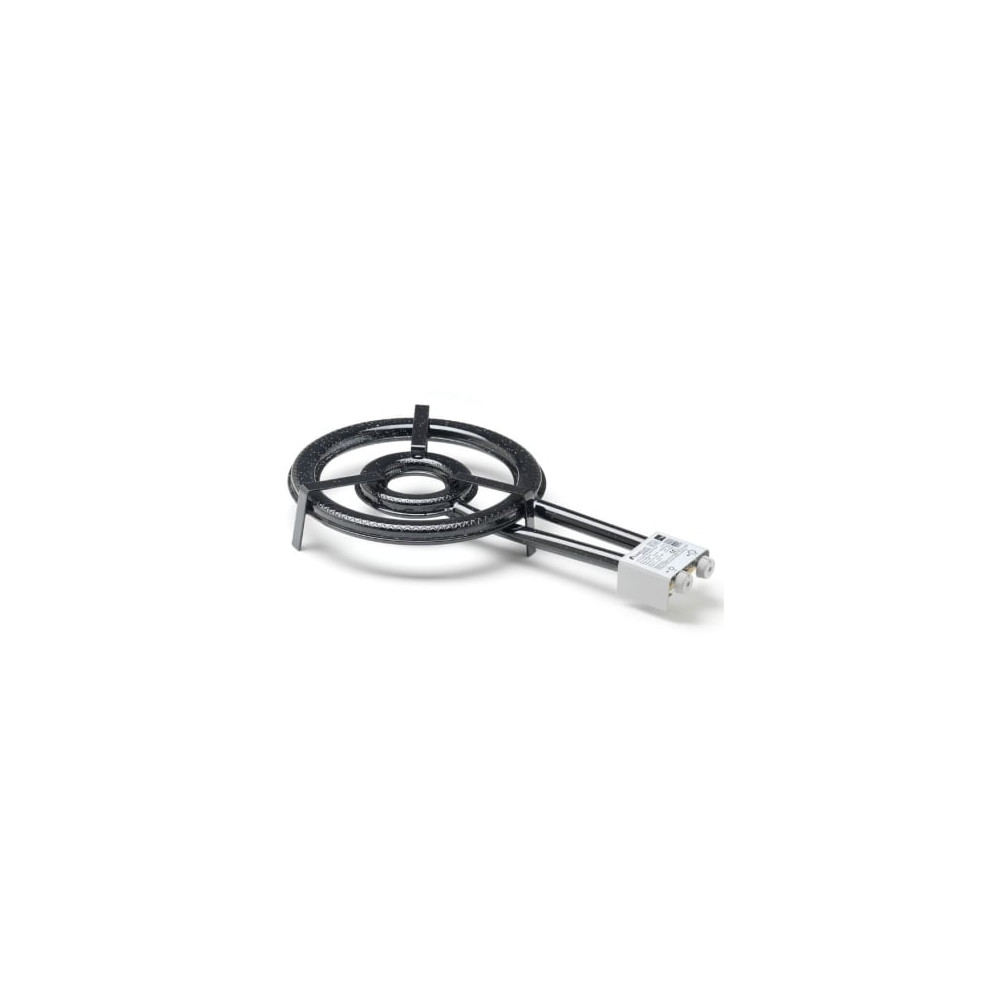 Paellero Flames VLC T-380/ 2 Quemadores/ Diámetro 38cm