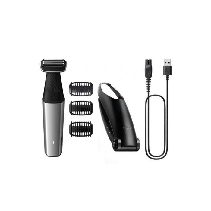 Afeitadora Philips Bodygroom Series 5000 BG5021/ con Batería/ 4 Accesorios