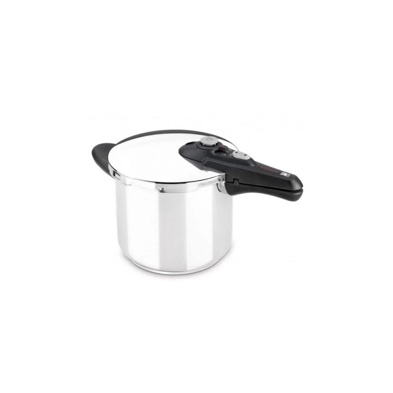 Olla a Presión Bra Vitesse A185100/ Ø20cm/ 3L/ Acero Inoxidable/ Apta para Inducción