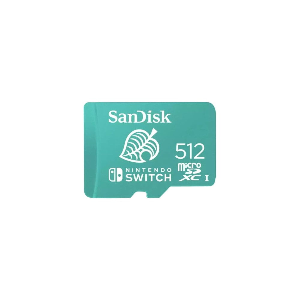 Tarjeta de Memoria SanDisk Nintendo Switch 512GB microSD XC UHS-I/ Clase 10/ 100MBs