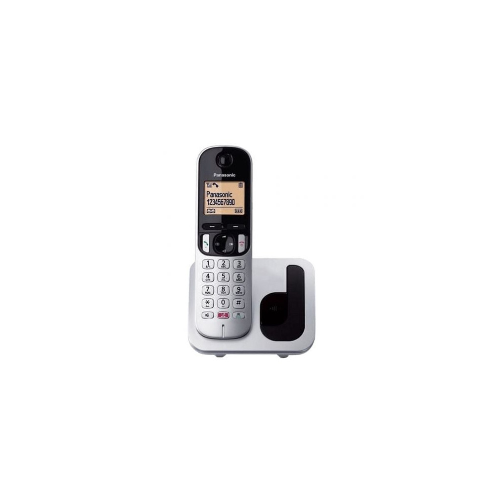 Teléfono Inalámbrico Panasonic KX-TGC250SPS/ Plata