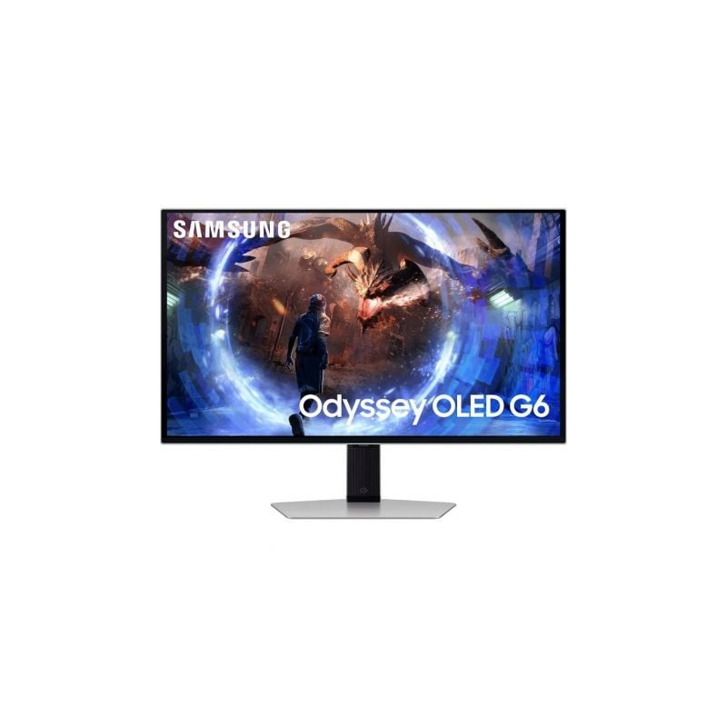 Monitor Gaming Samsung G6 Odyssey OLED S27DG602SU 27'/ QHD/ 0.03ms/ 360Hz/ Regulable en Altura/ Plata