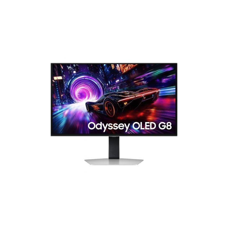 Monitor Gaming Samsung Odyssey OLED G8 G81SF S27FG812SU 27'/ 4K/ 0.03ms/ 240Hz/ QD-OLED/ Multimedia/ Regulable en altura/ Plata
