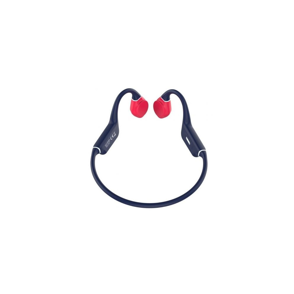 Auriculares Inalámbricos Deportivos de Conducción Ósea Leotec Osea Kuri/ con Micrófono/ Bluetooth/ Azules y Rojos