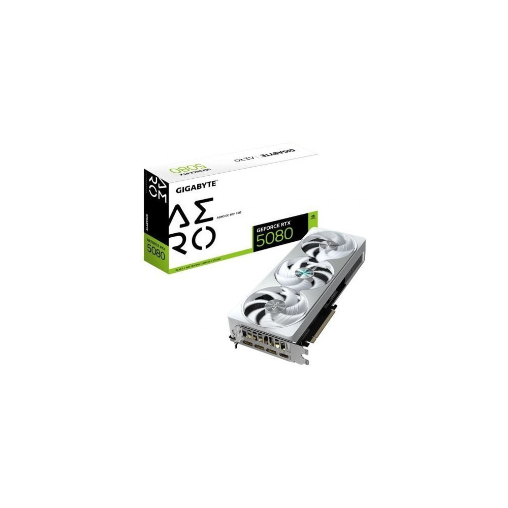 Tarjeta Gráfica Gigabyte GeForce RTX 5080 AERO OC SFF/ 16GB GDDR7