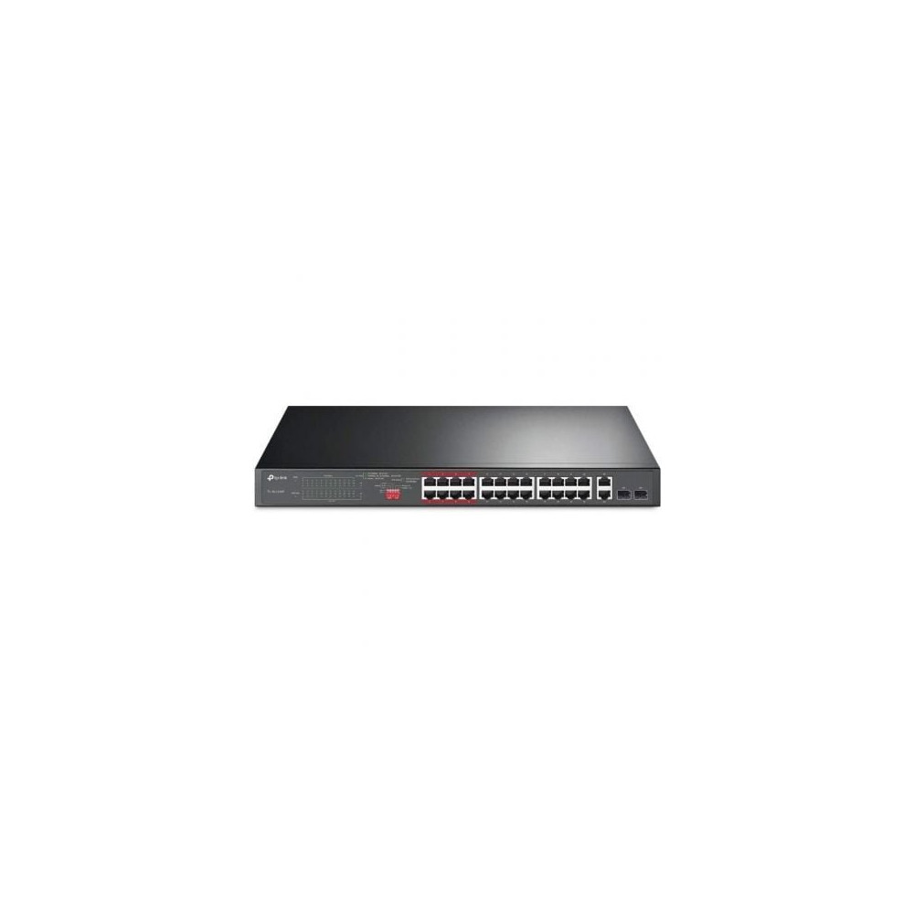 Switch TP-Link TL-SL1226P 26 Puertos/ RJ-45 10/100/1000 PoE/ SFP