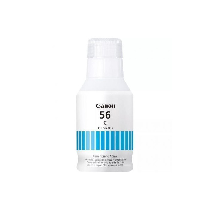 Botella de Tinta Original Canon GI-56/ Cian