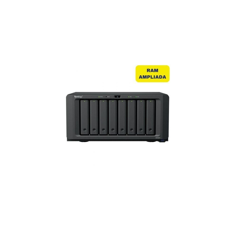 NAS Synology Diskstation DS1825+/ 8 Bahías 3.5'- 2.5'/ 16GB DDR4/ Formato Torre