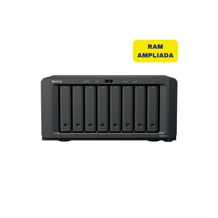 NAS Synology Diskstation DS1825+/ 8 Bahías 3.5'- 2.5'/ 16GB DDR4/ Formato Torre