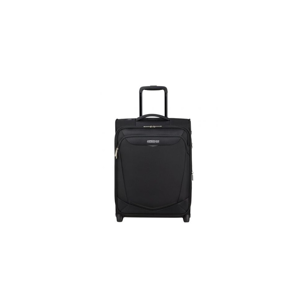 Maleta de Cabina American Tourister Upright SummerRide 55cm/ 55x40x20cm/ 2 Ruedas/ Negra