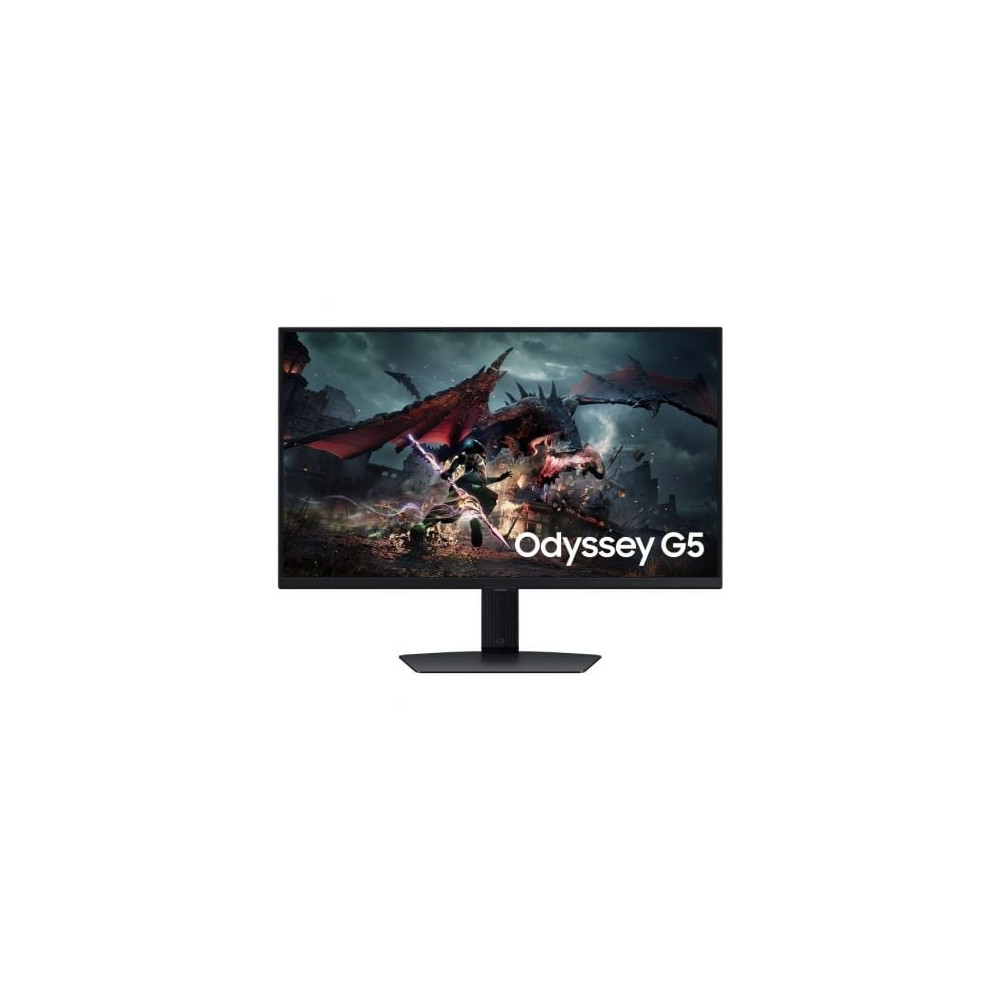 Monitor Gaming Samsung Odyssey G5 G50D S27DG502EU 27'/ QHD/ 1ms/ 180Hz/ IPS/ Regulable en Altura/ Negro