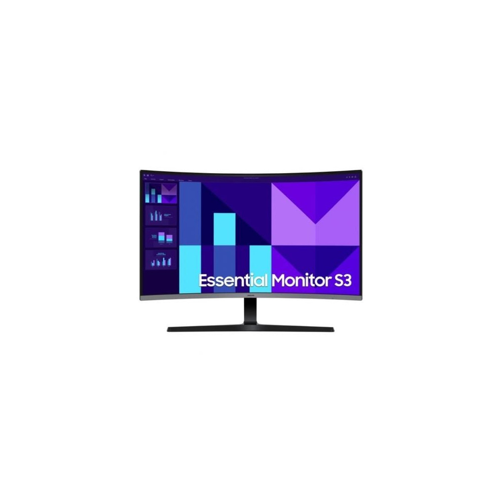 Monitor Profesional Curvo Samsung Essential S3 S39GD S32D396GAU 32'/ Full HD/ Multimedia/ Negro y Plata