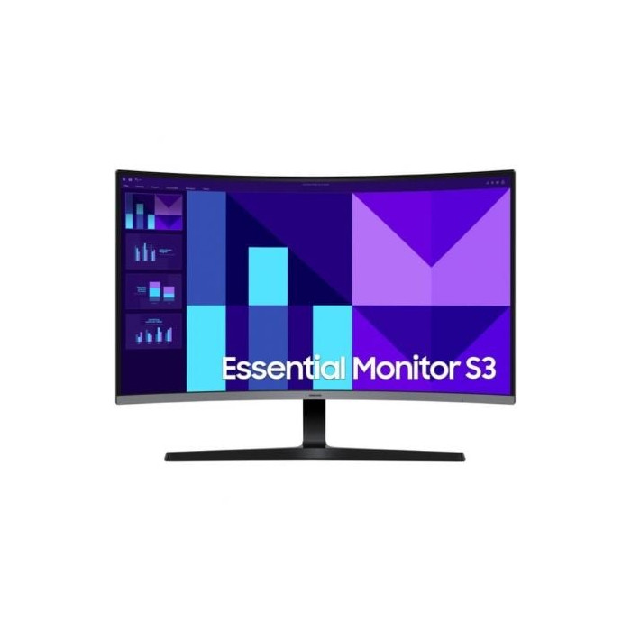 Monitor Profesional Curvo Samsung Essential S3 S39GD S32D396GAU 32'/ Full HD/ Multimedia/ Negro y Plata