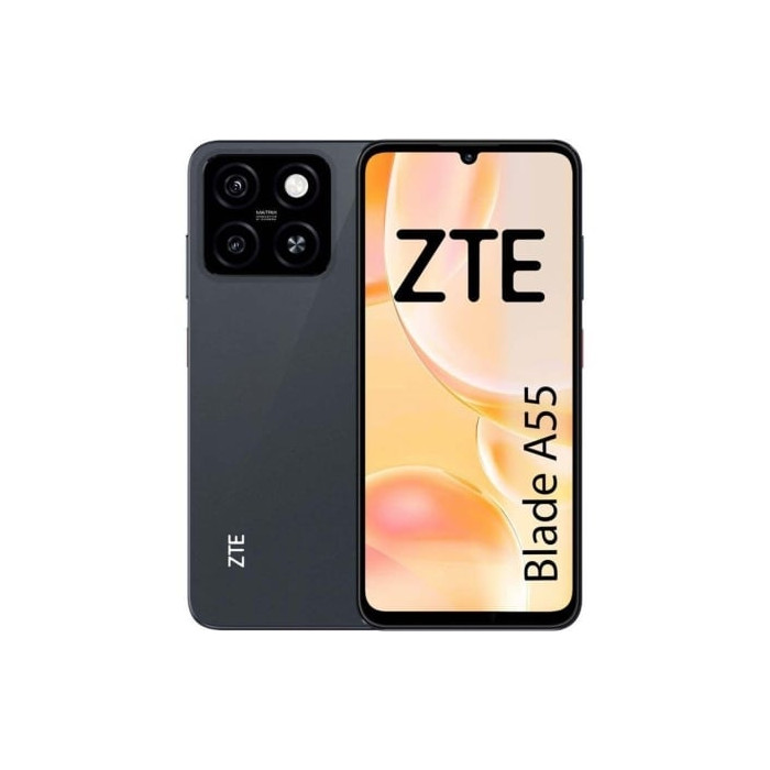 Smartphone ZTE Blade A55 4GB/ 128GB/ 6.75'/ Negro