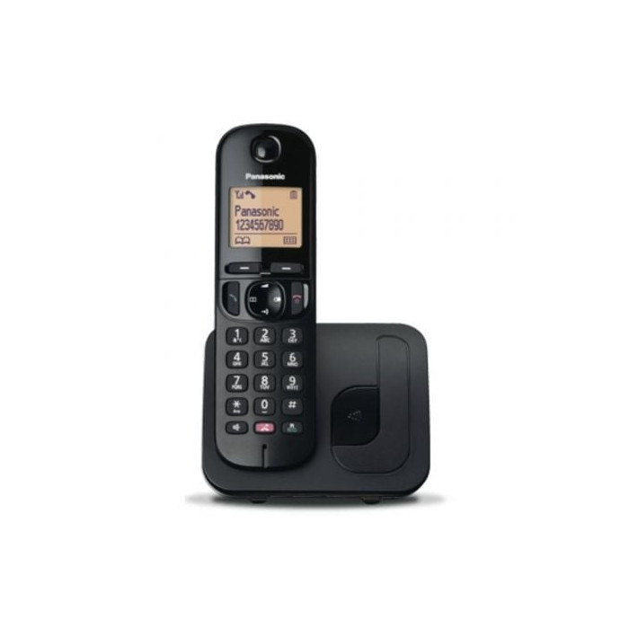 Teléfono Inalámbrico Panasonic KX-TGC250SPB/ Negro