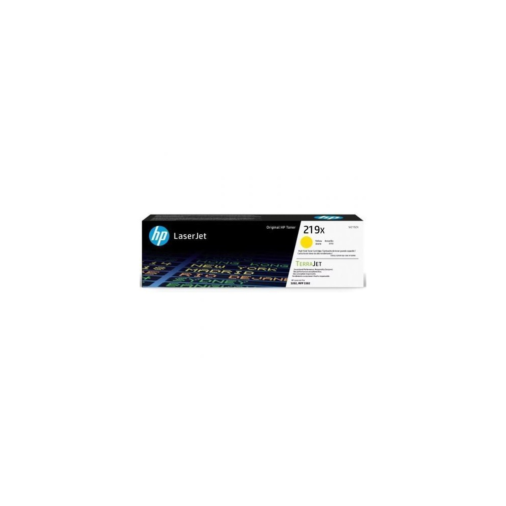 Tóner Original HP nº219X XL Alta Capacidad/ Amarillo