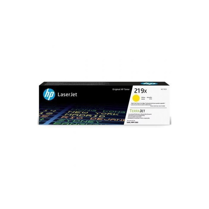 Tóner Original HP nº219X XL Alta Capacidad/ Amarillo
