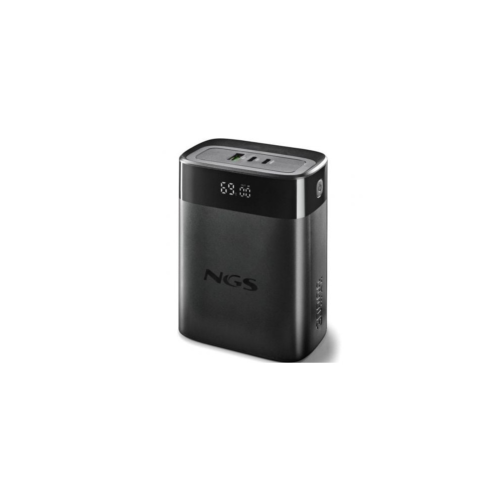 Powerbank 30000mAh NGS TWIX30/ 140W/ Compatible con Portátiles/ Negra