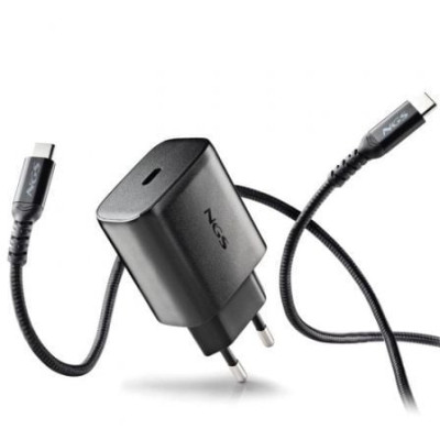 Cargador de Pared GaN NGS Bud 45W/ 1xUSB Tipo-C/ 45W