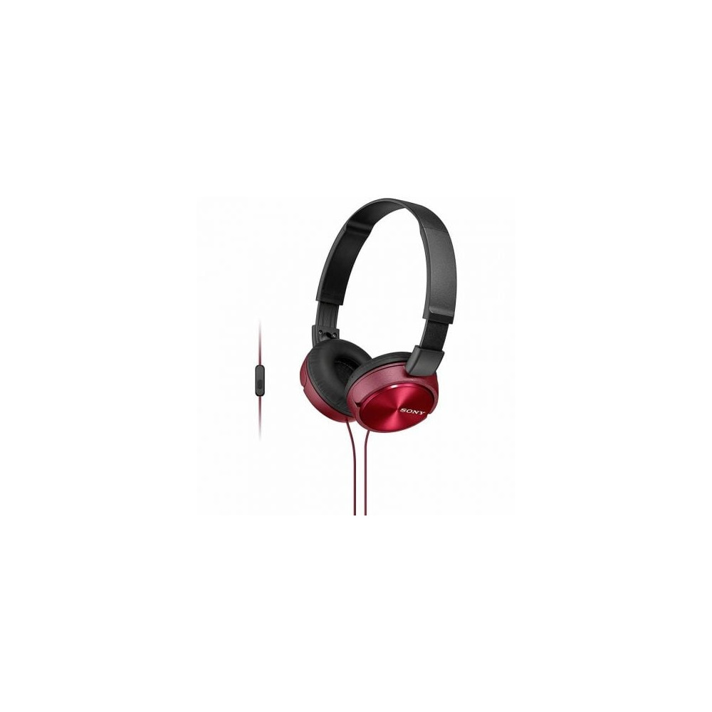 Auriculares Sony MDRZX310APR/ con Micrófono/ Jack 3.5/ Rojos