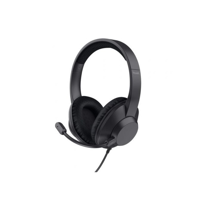 Auriculares Trust Ayda Max USB-ENC/ con Micrófono/ USB/ Negros